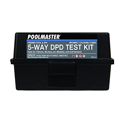 Poolmaster 22272 5-Way Test Kit with DPD Tablets and Case - Premier Collection