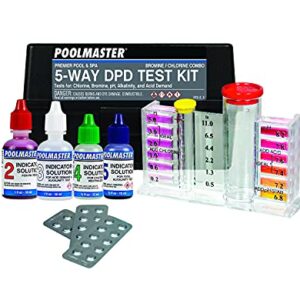 Poolmaster 22272 5-Way Test Kit with DPD Tablets and Case - Premier Collection