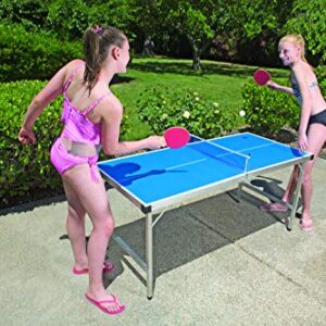 Poolmaster 72724 Outdoor Jr. Table Tennis Game, Blue