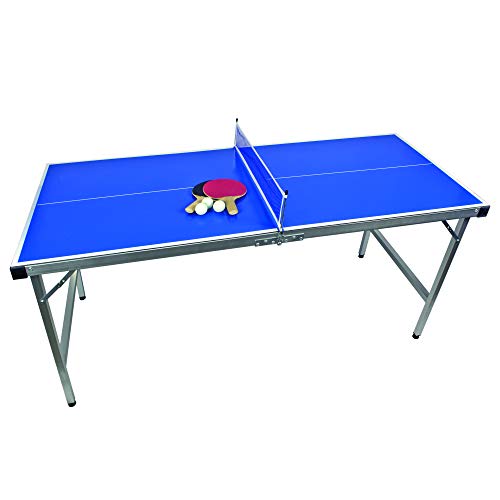 Poolmaster 72724 Outdoor Jr. Table Tennis Game, Blue