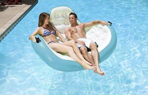 poolmaster aqua cradle swimming pool float, blue