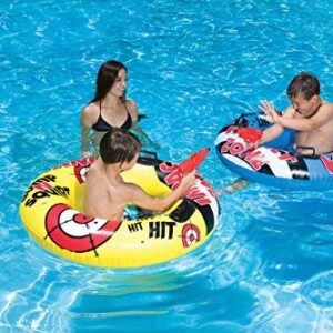 Poolmaster Bump N Squirt Swimming Pool Tube with Action Squirter, Yellow