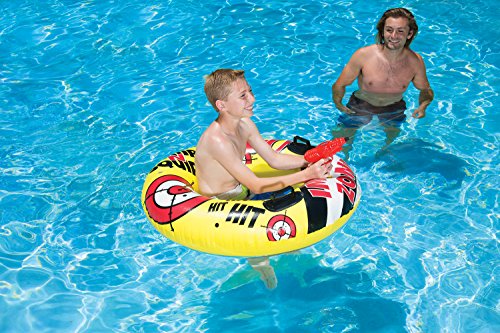 Poolmaster Bump N Squirt Swimming Pool Tube with Action Squirter, Yellow