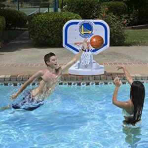 Poolmaster 72909 Golden State Warriors NBA USA Competition-Style Poolside Basketball Game