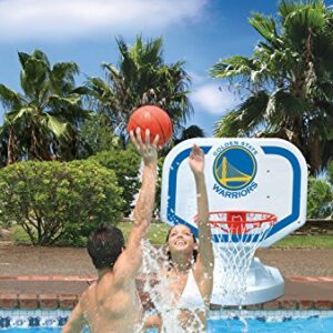 Poolmaster 72909 Golden State Warriors NBA USA Competition-Style Poolside Basketball Game
