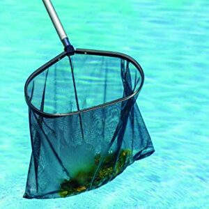 Poolmaster 21196 Heavy-Weight Deluxe Aluminum Swimming Pool Leaf Rake, Premier Collection, Black