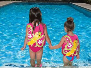 poolmaster 50555 learn-to-swim butterfly swim vest – 3-6 years old
