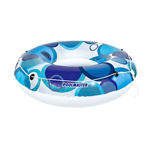 Poolmaster 48-Inch Swimming Pool Float Inner Tube, Teal Bright Circles