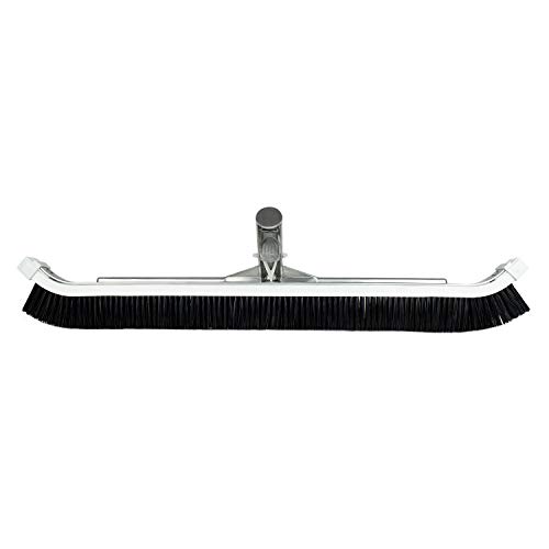 Poolmaster 20191 24" Aluminum-Back Brush - Commercial Collection