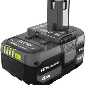 RYOBI P737D 18-Volt ONE+ Cordless High Pressure Inflator + 4.0 Ah High Capacity Lithium-Ion Battery & Charger,