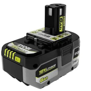 RYOBI ONE+ 18V Lithium-Ion HIGH Performance Starter Kit with 2.0 Ah Battery, 4.0 Ah Battery, 6.0 Ah Battery, Charger, and Bag