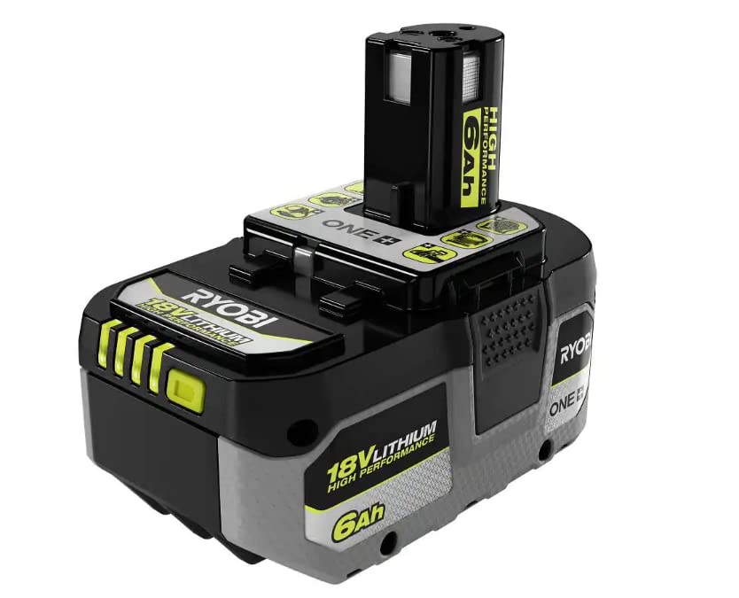 RYOBI ONE+ 18V Lithium-Ion HIGH Performance Starter Kit with 2.0 Ah Battery, 4.0 Ah Battery, 6.0 Ah Battery, Charger, and Bag