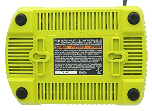 Ryobi P131 One+ Portable Dual Chemistry Lithium Ion or NiCad Vehicle Charger