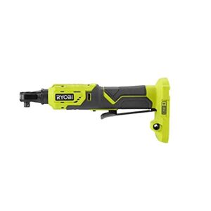 ryobi p344 18v one+ 3/8-inch 4-position lithium ion compact rotating power ratchet (tool-only, battery & charger not included)