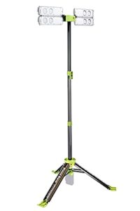 powersmith voyager pvlr8000a-c 8000 lumen collapsible cordless tripod led work light. bare light only. 3-way power. ac or dc adaptor or battery needed to use light