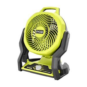 RYOBI ONE+ 18V Cordless Hybrid WHISPER SERIES 7.5 in. Fan Kit with 2.0 Ah Battery and Charger (PCL811KN) Bulk Packaged