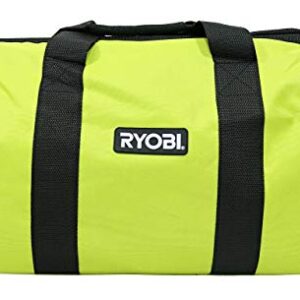 Ryobi Green Wide Mouth Collapsible Genuine OEM Contractor’s Bag w/ Full Top Single Zipper Action and Cross X Stitching