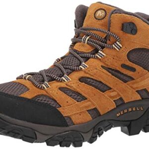 Merrell Men's Moab 2 MID WP Hiking Boot, Gold, 12