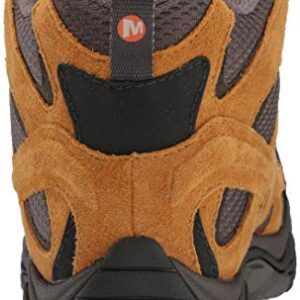 Merrell Men's Moab 2 MID WP Hiking Boot, Gold, 12