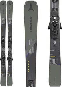 atomic redster q6 skis w/m 12 gw bindings mens sz 172cm green