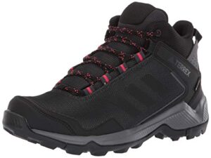adidas outdoor women’s terrex eastrail mid gtx hiking boot carbon/black/active pink 10 m us