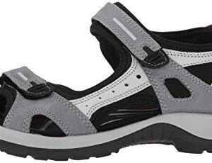 ECCO Women's Yucatan outdoor offroad hiking sandal, titanium, 7 M US