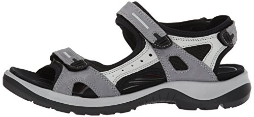 ECCO Women's Yucatan outdoor offroad hiking sandal, titanium, 7 M US