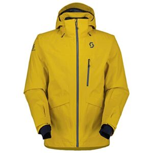 scott ultimate drx snow jacket (mellow yellow, large) 2022/23