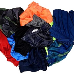 Andrew Scott Boys Active Performance & Mesh Style Basketball Sport Shorts - Multi Packs