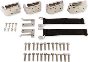 new scott drake removable stainless steel door hinge kit,compatible with 1966-1977 fОrd brОncО