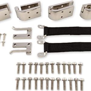 NEW SCOTT DRAKE REMOVABLE STAINLESS STEEL DOOR HINGE KIT,COMPATIBLE WITH 1966-1977 FОRD BRОNCО