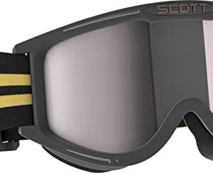 SCOTT 89XI Era MX Offroad Goggles Black/Beige w/Silver Chrome Lens