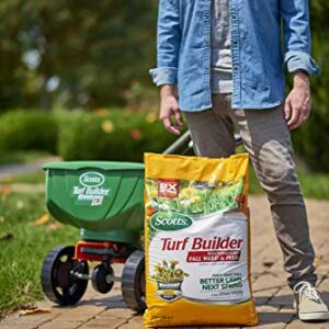 Scotts Turf Builder WinterGuard Fall Weed and Feed 3: Covers up to 15,000 Sq Ft, Fertilizer, 43 lbs.