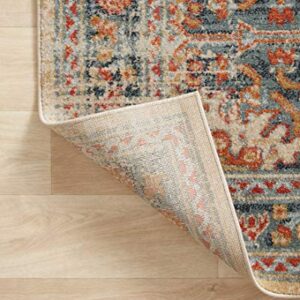 Loloi II Jocelyn Collection JOC-03 Mist/Multi, Transitional 7'-10" x 10' Area Rug