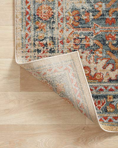 Loloi II Jocelyn Collection JOC-03 Mist/Multi, Transitional 7'-10" x 10' Area Rug