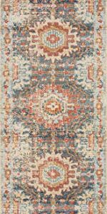 Loloi II Jocelyn Collection JOC-03 Mist/Multi, Transitional 7'-10" x 10' Area Rug