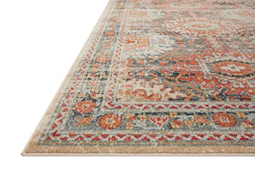 Loloi II Jocelyn Collection JOC-03 Mist/Multi, Transitional 7'-10" x 10' Area Rug