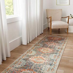 Loloi II Jocelyn Collection JOC-03 Mist/Multi, Transitional 7'-10" x 10' Area Rug