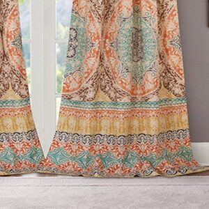 Barefoot Bungalow Olympia Curtain Panel Pair,Multi Color,GL-1706CWP