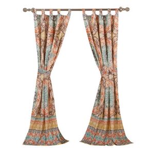 Barefoot Bungalow Olympia Curtain Panel Pair,Multi Color,GL-1706CWP