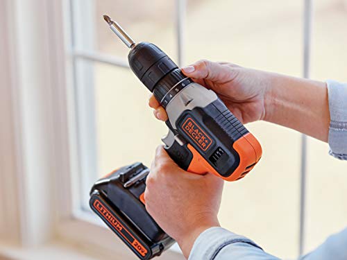 BLACK+DECKER 20V MAX* Cordless Drill, Cordless (BCD702C1)