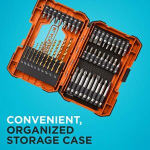 beyond by BLACK+DECKER Drill Bit Set / Screwdriver Bit Set, 46-Piece (BDA46SDDDAEV)