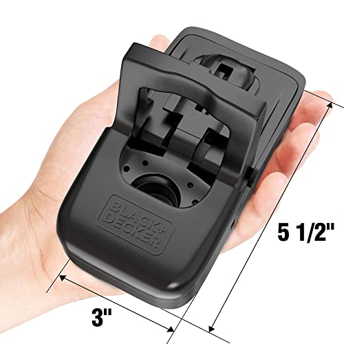 BLACK+DECKER Rat Trap Outdoor & Rat Traps Indoor – Mouse Traps Indoor for Home Instantly Kill Squirrel & Chipmunk Trap- Rodent Snap Trap, Touch Free & Reusable Pest Control, 4 Pack