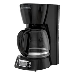 Black & Decker BCM1410B-FD 12-Cup Programmable Coffeemaker with Glass Carafe