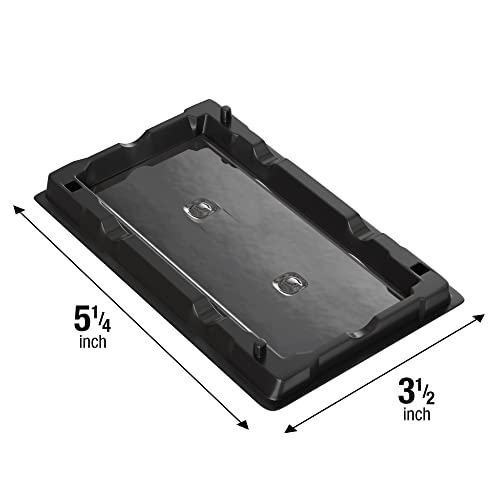 BLACK+ DECKER Glue Traps for Mouse & Insect- Heavy- Duty Sticky Traps for Mice, Small Rats, Flies, Cockroaches & Other Bugs- 4 Pre-Baited Trays- Odorless Pest Remover