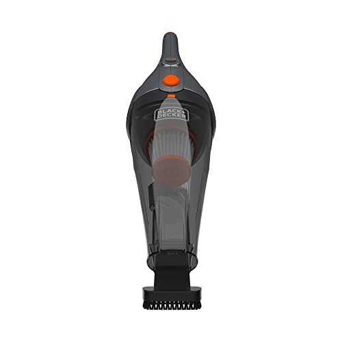 Black and Decker 3 in 1 Convertible Corded Upright Stick Handheld Vacuum Cleaner w/Crevice Tool & Small Brush Attachment Accessories, Gray and Orange