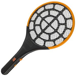 BLACK+DECKER Bug Zapper Fly Swatter Electric - Fly Zapper & Bug Zapper Indoor & Outdoor- Heavy Duty w/Counter for Flies, Mosquitoes, Gnats & Other Small to Large Flying Pests