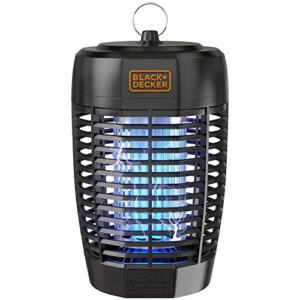 black+decker bug zapper- mosquito repellent outdoor & fly traps for indoors- mosquito killer & fly zapper – gnat & moth traps for home, deck, garden, patio & more