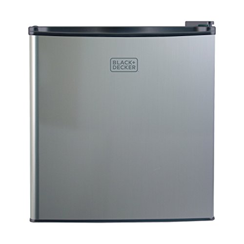 BLACK+DECKER BCRK17V Compact Refrigerator Energy Star Single Door Mini Fridge, 1.7 Cubic Ft, VCM & BCRK17V Compact Refrigerator Energy Star Single Door Mini Fridge with Freezer, 1.7 Cubic Ft, VCM