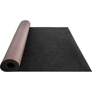 Happybuy Marine Carpet, 6 ft x 18 ft Charcoal Black Marine Grade Boat Carpet, Marine Carpeting with Soft Cut Pile and Water-Proof TPR Backing, Carpet Roll for Home, Patio, Porch, Deck